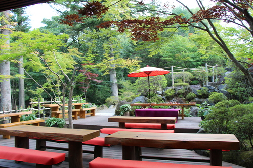 富士山温泉ホテル鐘山苑：庭園