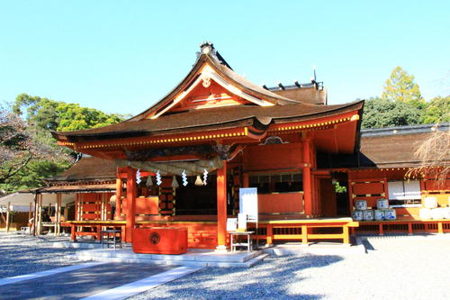 【2月開催】花満開の全天候型ハウス「富士花鳥園」と「富士山本宮浅間大社」ミニバスツアー